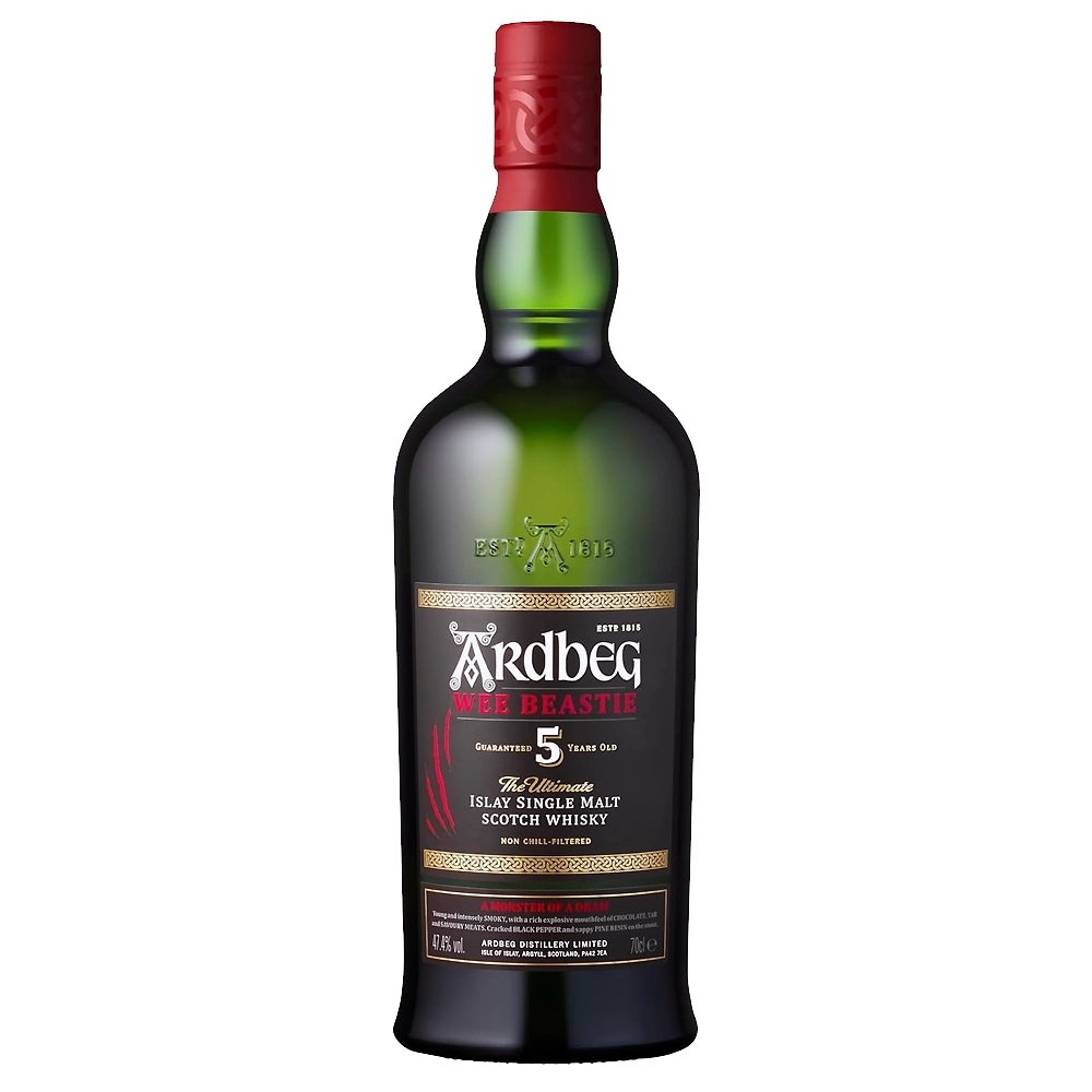Ardbeg Wee Beasty-Whisky-70-Cl Ardbeg Wee Beastie Single Malt Tourbé, Whisky d'Écosse 5 ans – Image 1