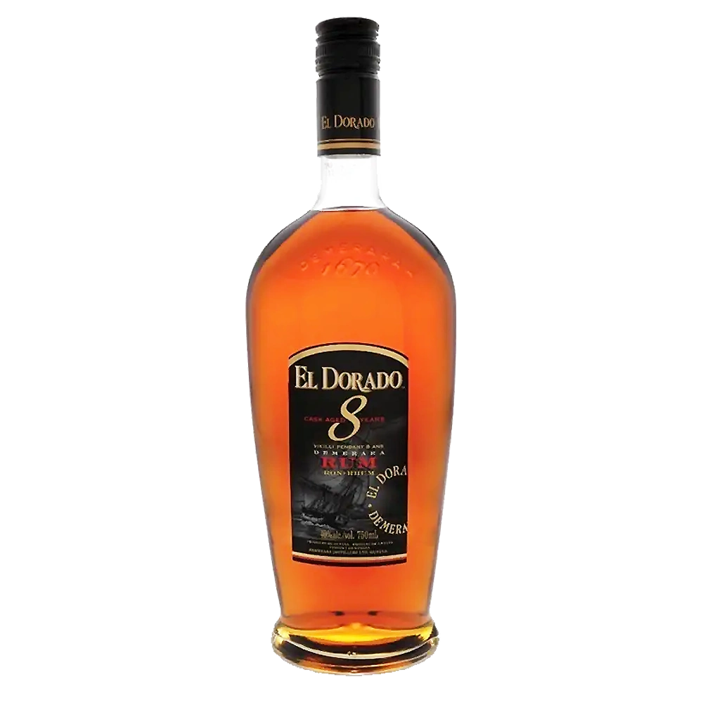 El Dorado 8 ans-70-Cl El Dorado 8 ans - Rhum vieux de Guyane britannique – Image 1