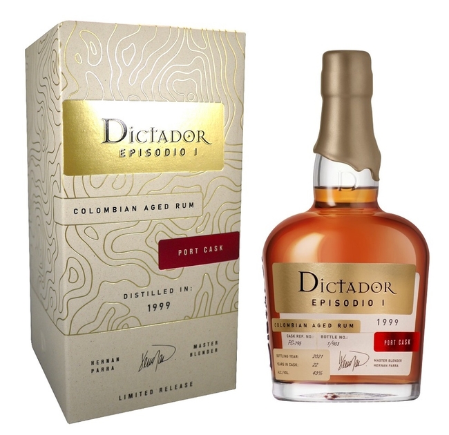 dictador-episodio-port-cask-1999-43-edition-limitee-rhum-de-colombie Dictador Capitulo Episodio 22 ans 1999 – Image 1