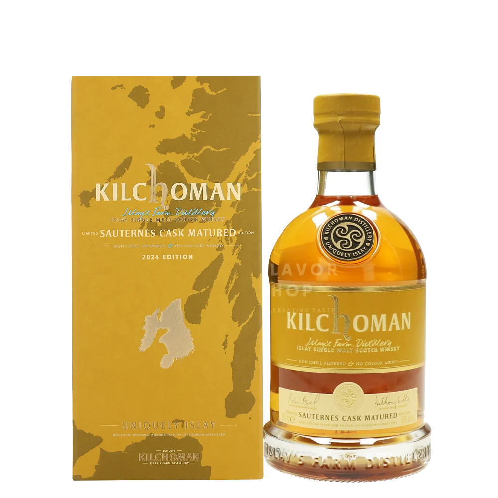 Kilchoman Sauternes cask matured 2024-whisky-70-Cl Kilchoman Sauternes cask matured 2024 – Image 1