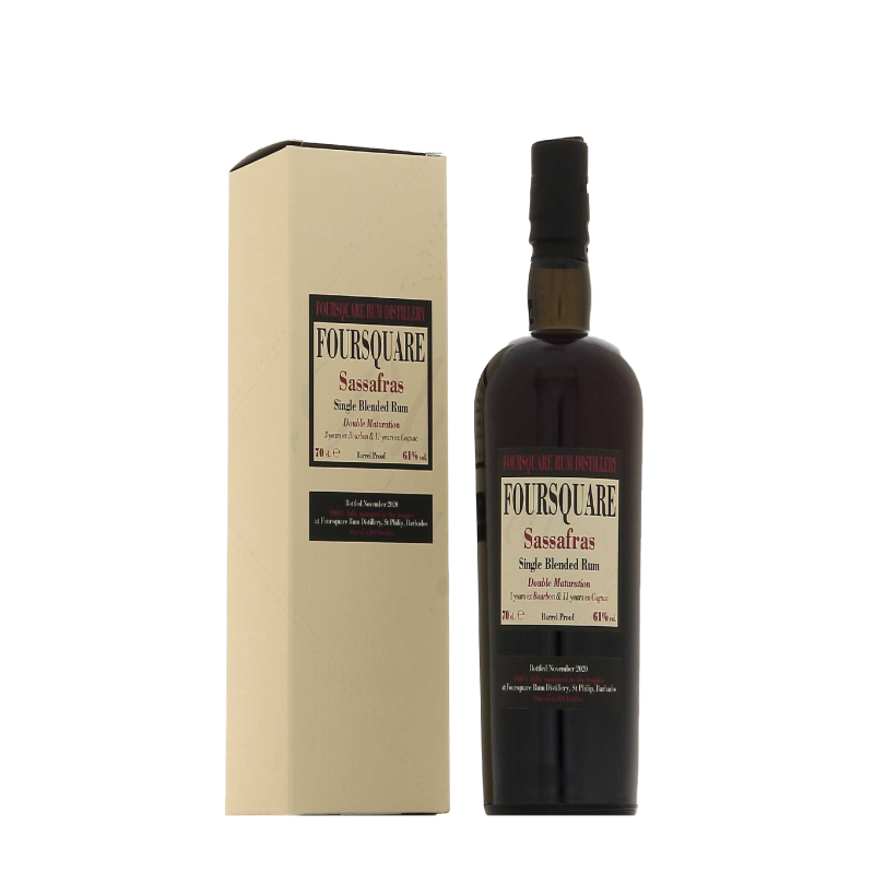 rhum-foursquare-sassafras-dans son étui